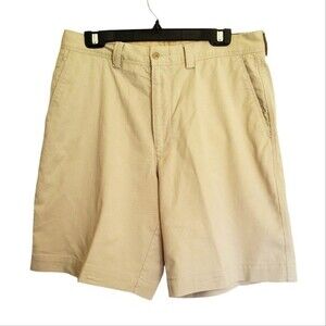 Tommy Bahama Men's Flat Front Khaki Shorts Size 32